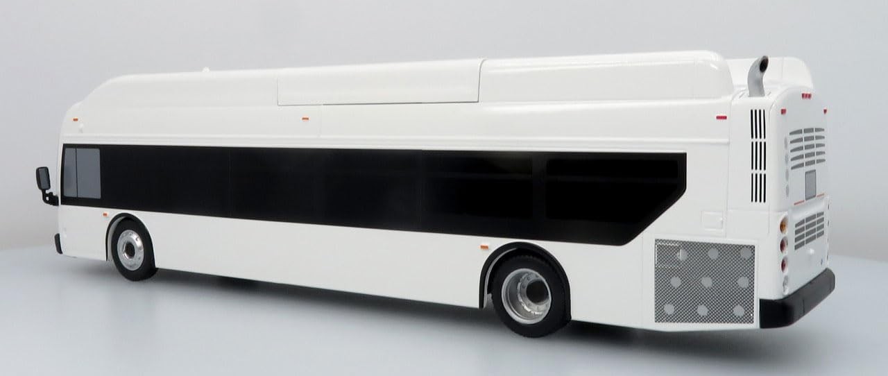 New Flyer Xcelsior Transit Bus Bank Blank/White 1/43 Scale Iconic Replicas