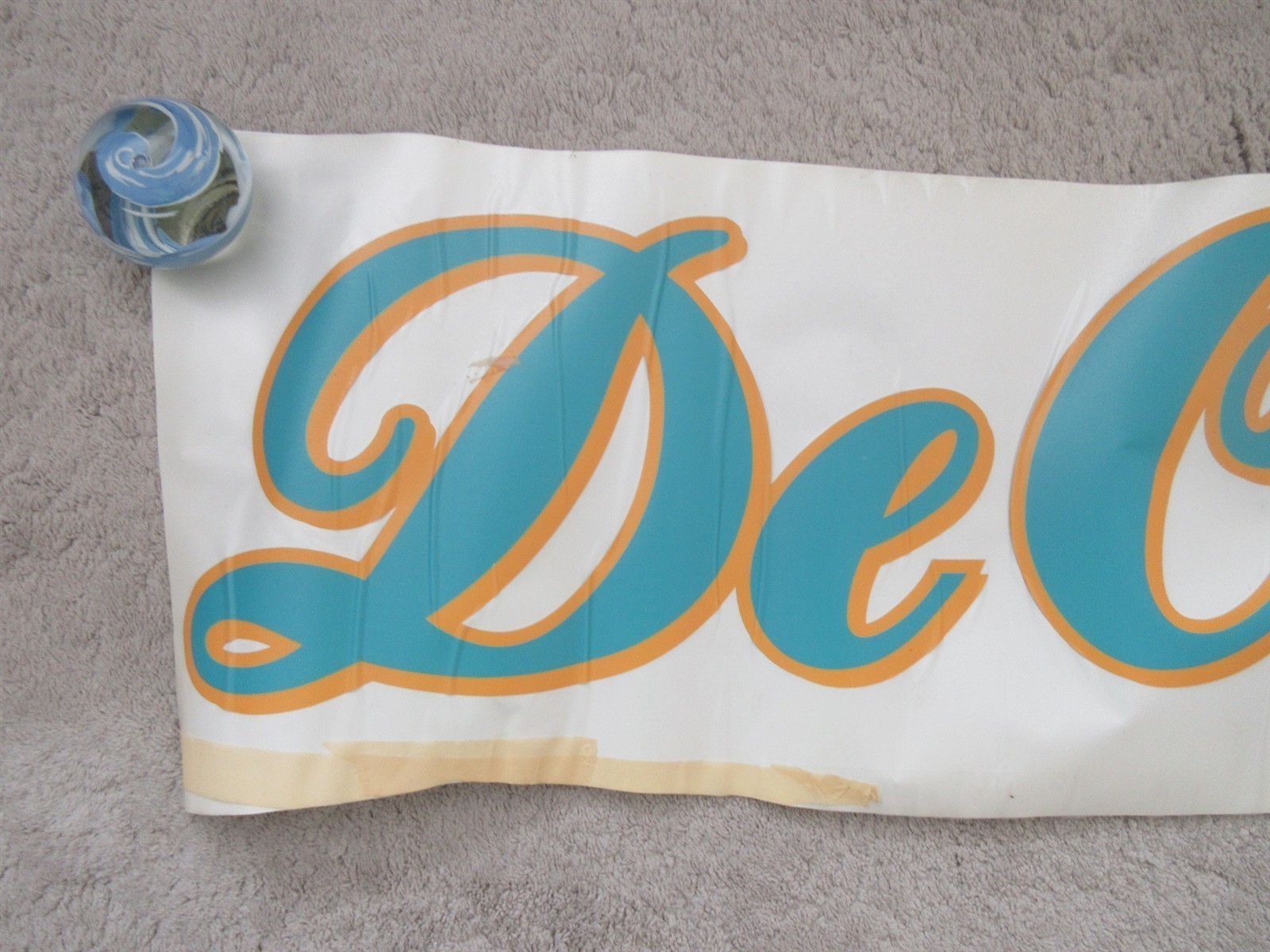 DeCamp Bus Lines NJ RARE Bus Decal sticker bus 45 inches long