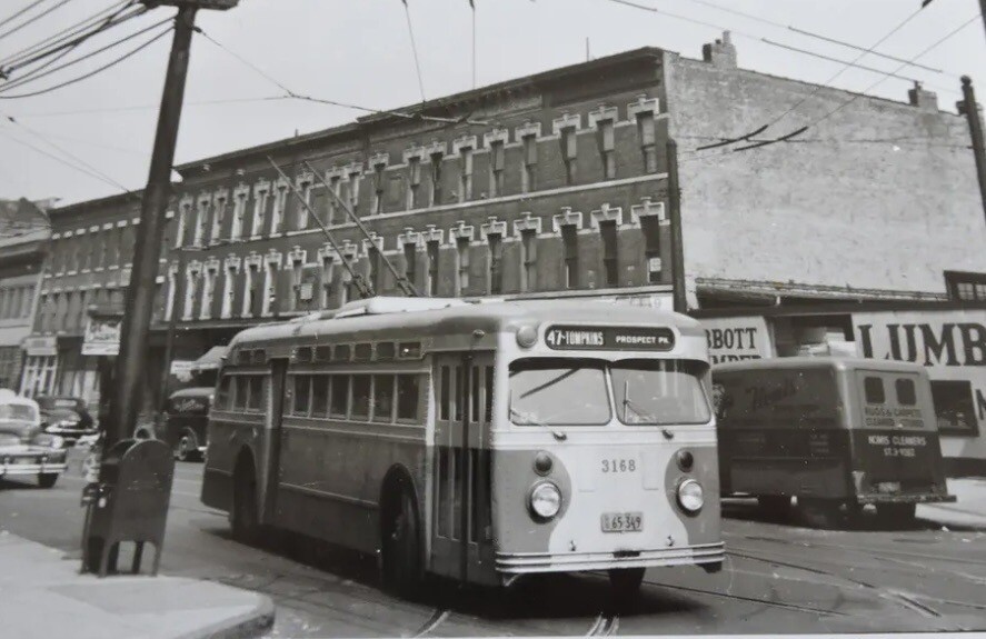 1930 Brooklyn NYC Vintage BUS Roll Sign Broadway Graham Bushwick Williamsburg