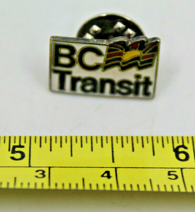 BC Transit British Columbia Canada Collectible Pin Pinback Old Logo 2000-2009