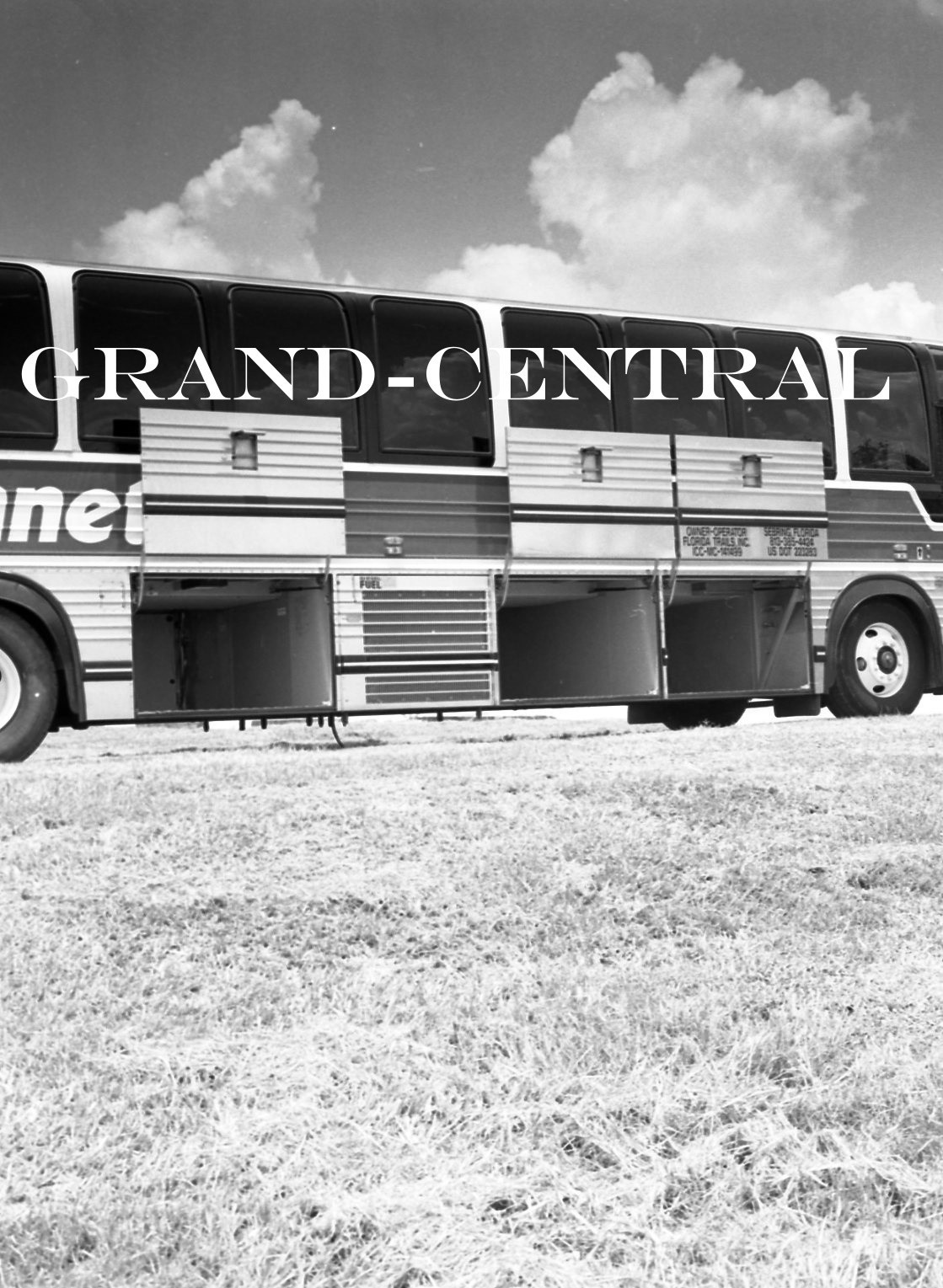 ORIGINAL ANNETT BUS LINES NEGATIVE PREVOST CHARTER BUS #900 FLORIDA