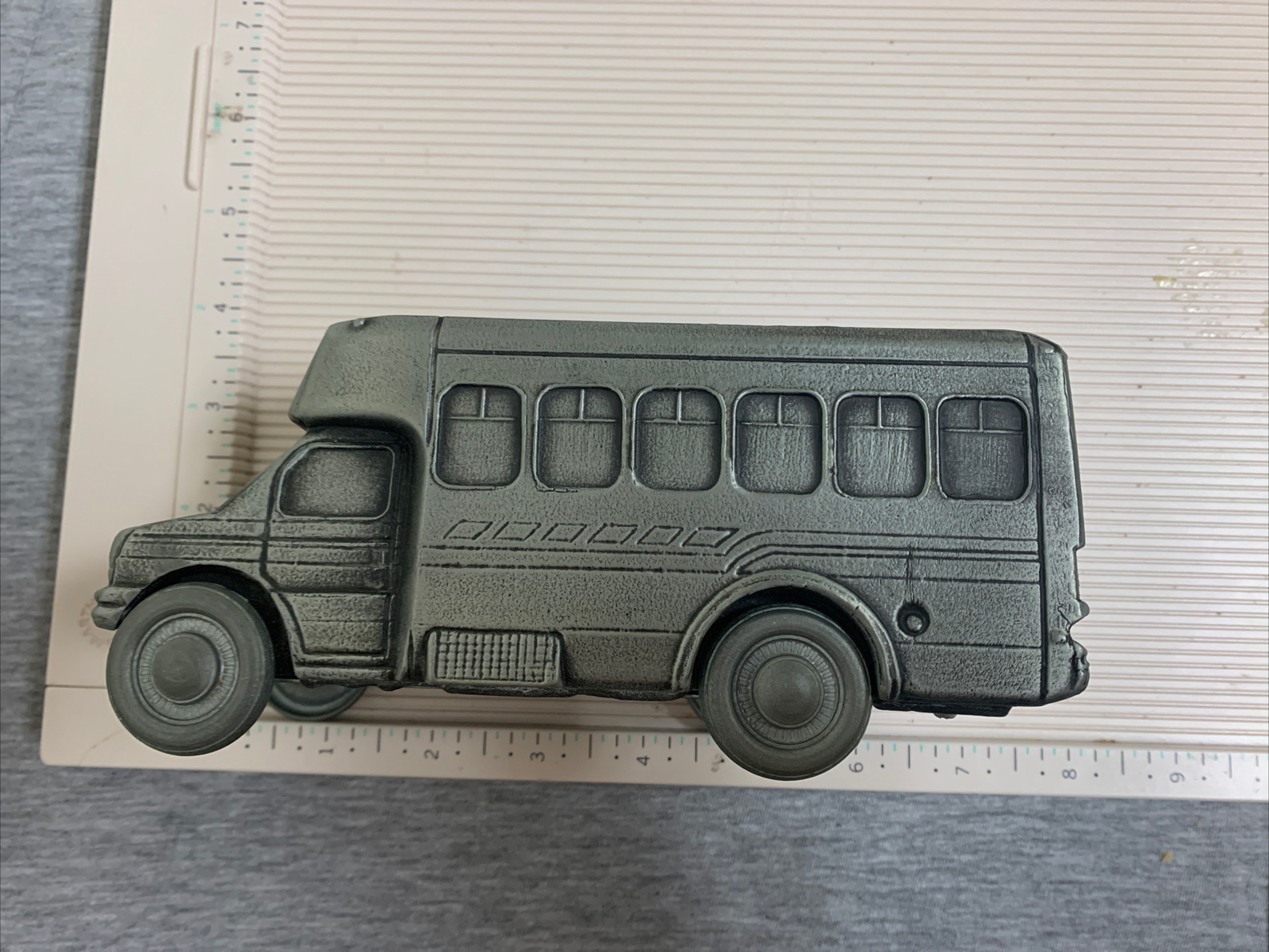 Vintage 1992 Ford Aerotech Shuttle Bus RV 7” Brush Steel #895