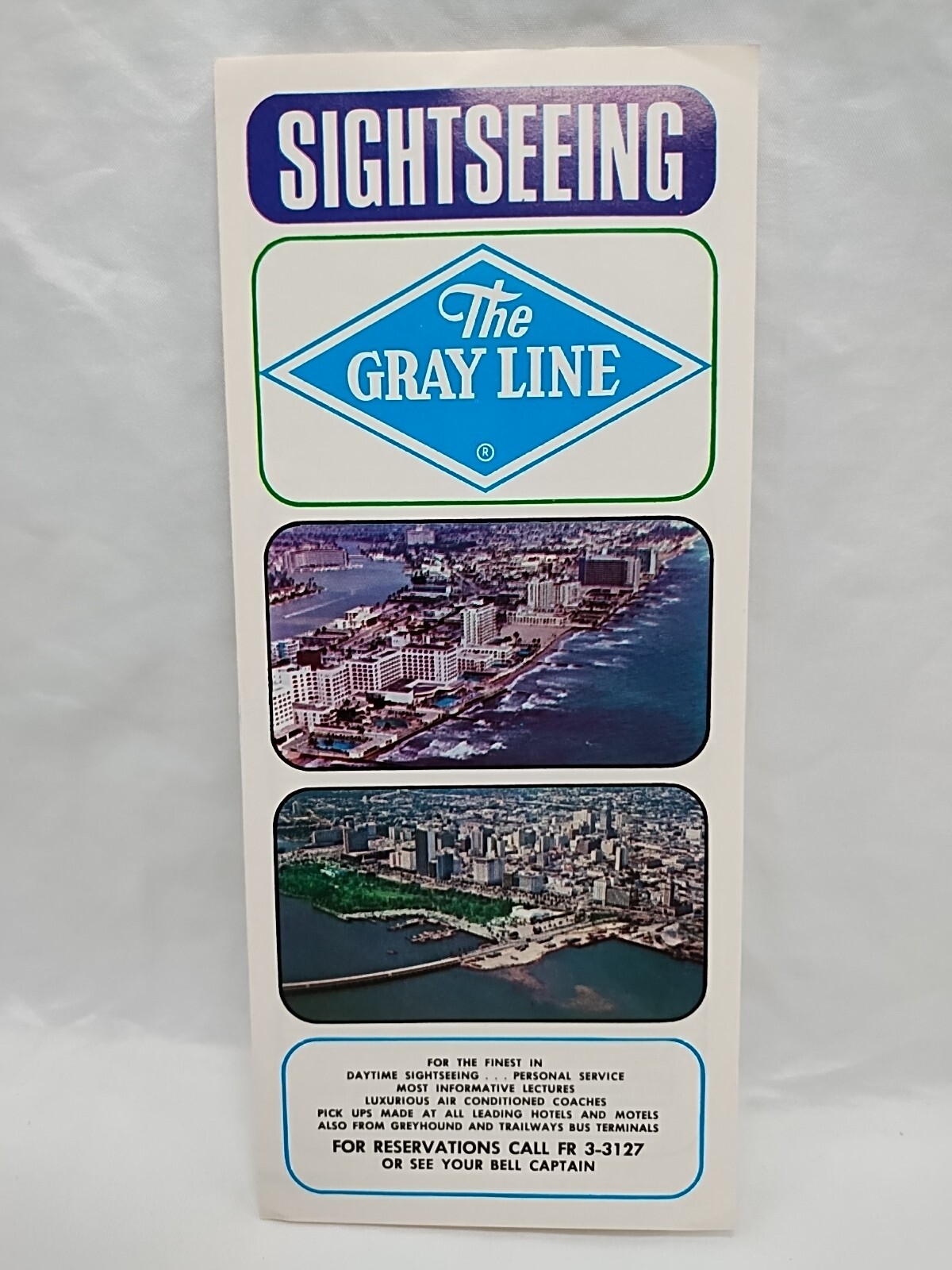 Vintage 1960s Sightseeing The Gray Line Brochure Pamphlet