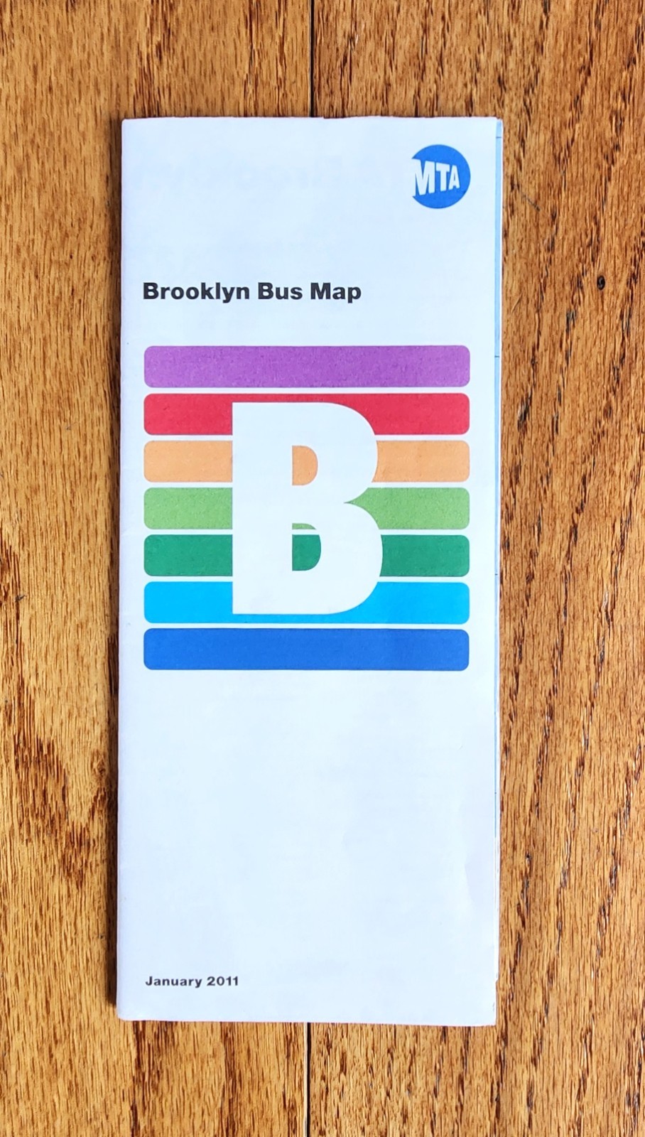 2011 NYCTA NYC BROOKLYN BUS MAP MTA NEW YORK CITY TRANSIT AUTHORITY