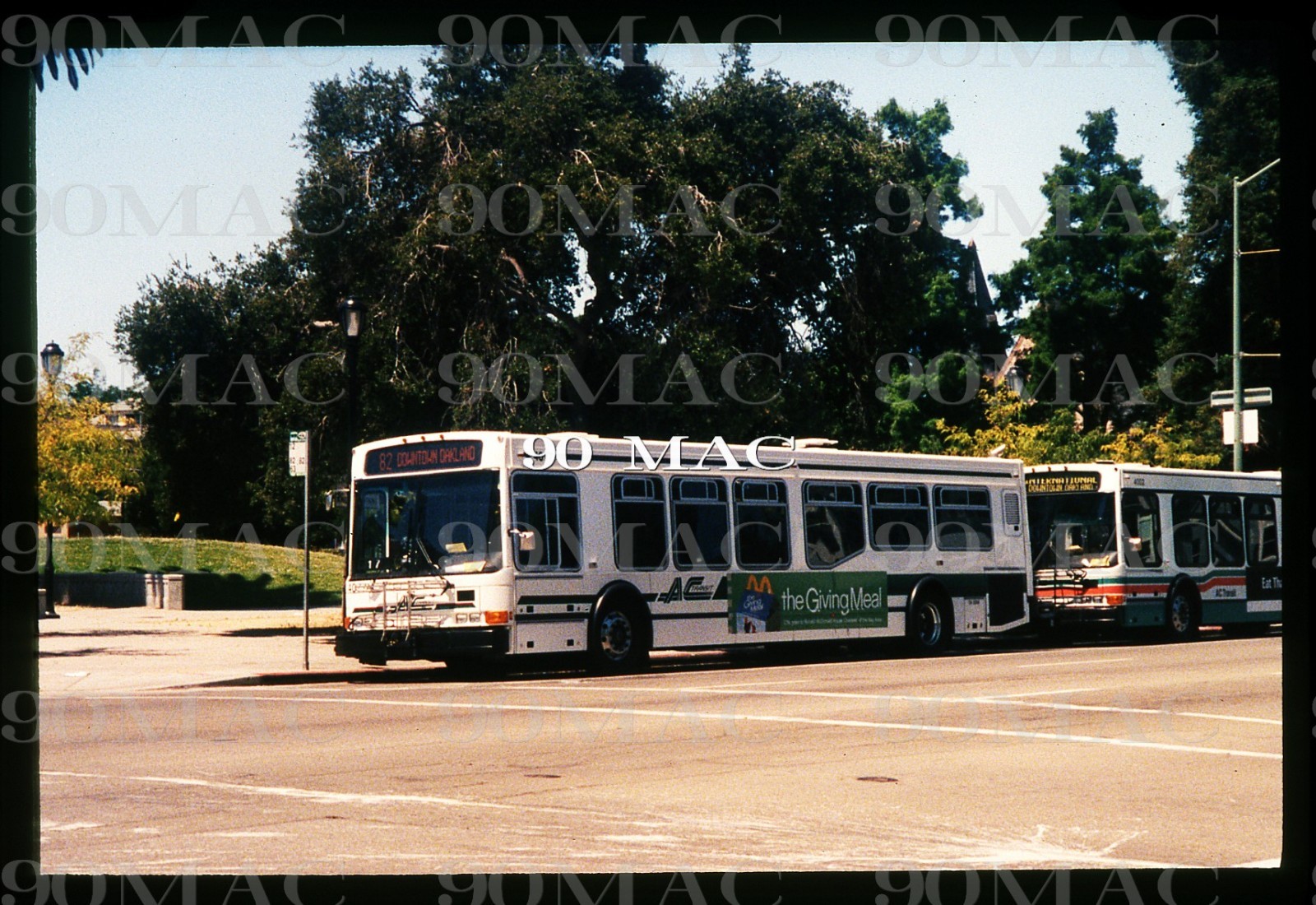 AC TRANSIT-ACT. NABI-VANHOOL BUSES. OAKLAND (CA). 2 Original Slides 2007.