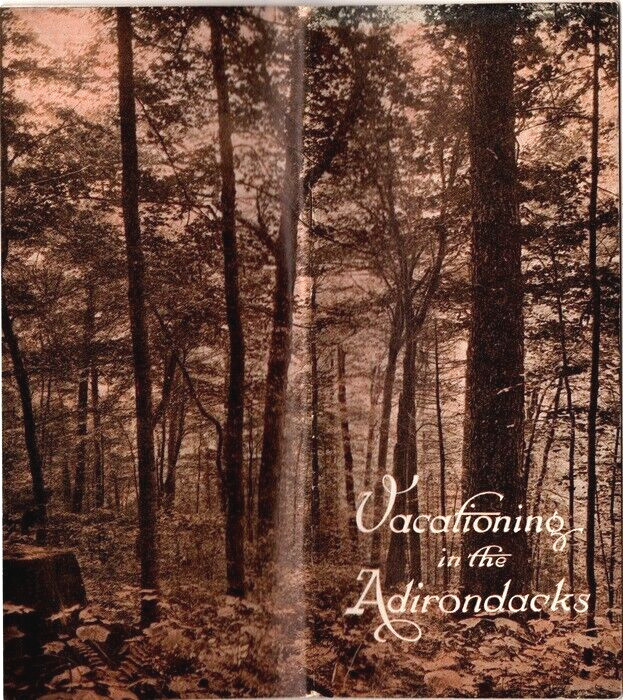 1920’s Vacationing in the Adirondacks Guide, Hiking, Hunting, Fishing, Camping