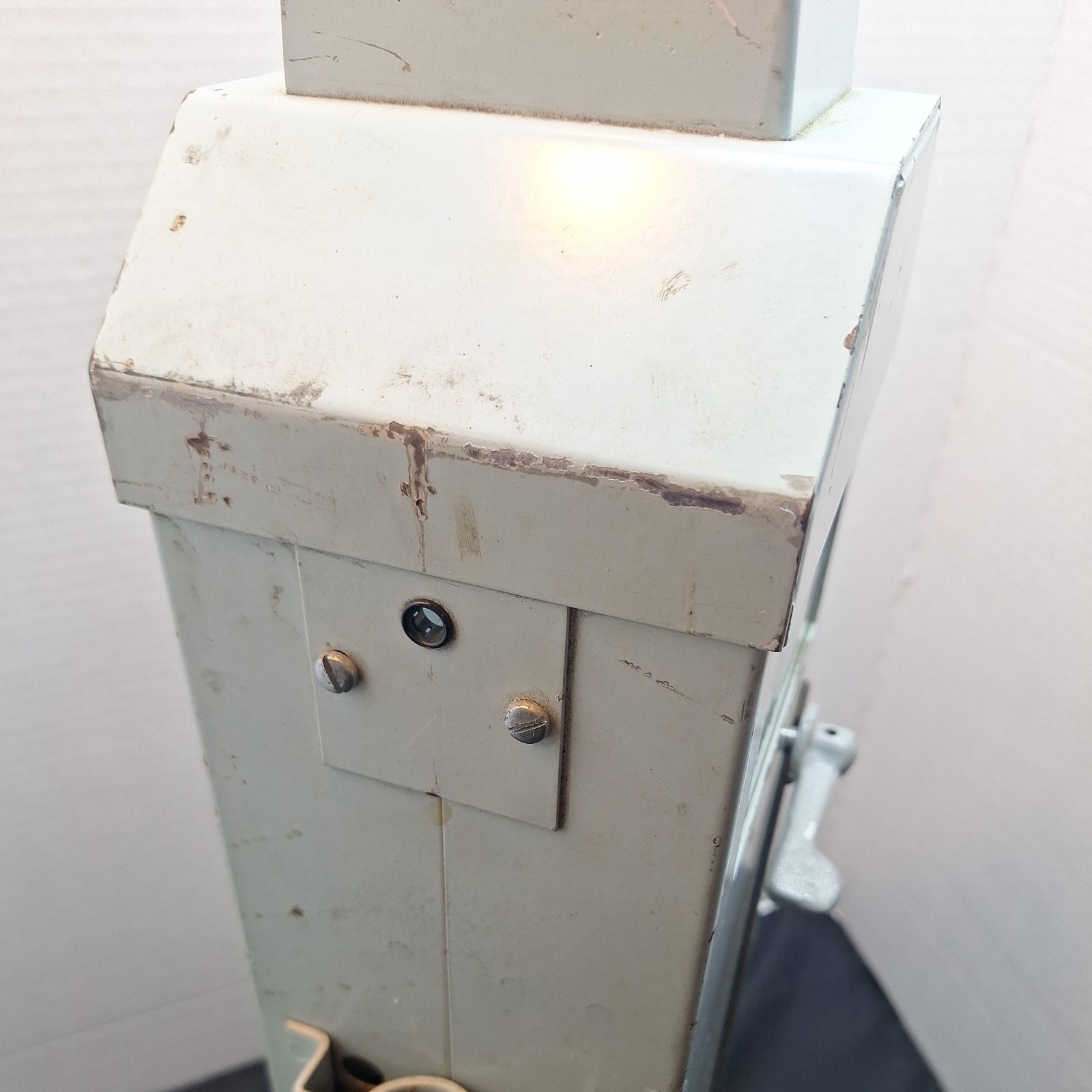 Vintage Greyhound Lines Coast To Coast Euclid Treasury Bus Fare Box With Keys