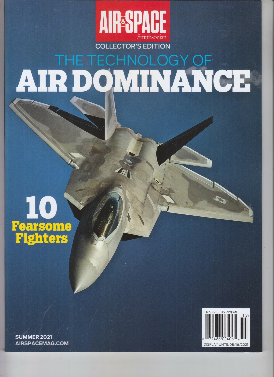 TECHNOLOGY OF AIR DOMINANCE MAGAZINE AIR & SPACE SMITHSONIAN COLLECTOR’S 2021