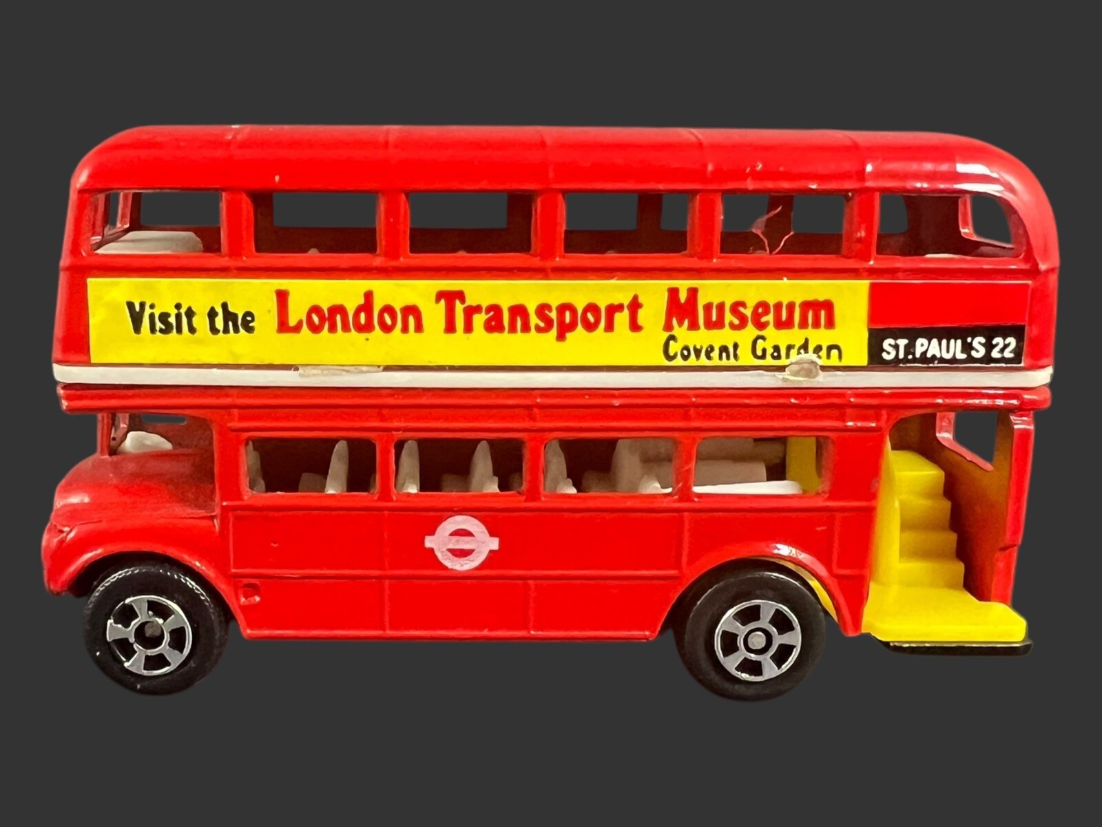 Vintage Playart Double Decker Bus 22 St. Paul’s London Is The Ace Place