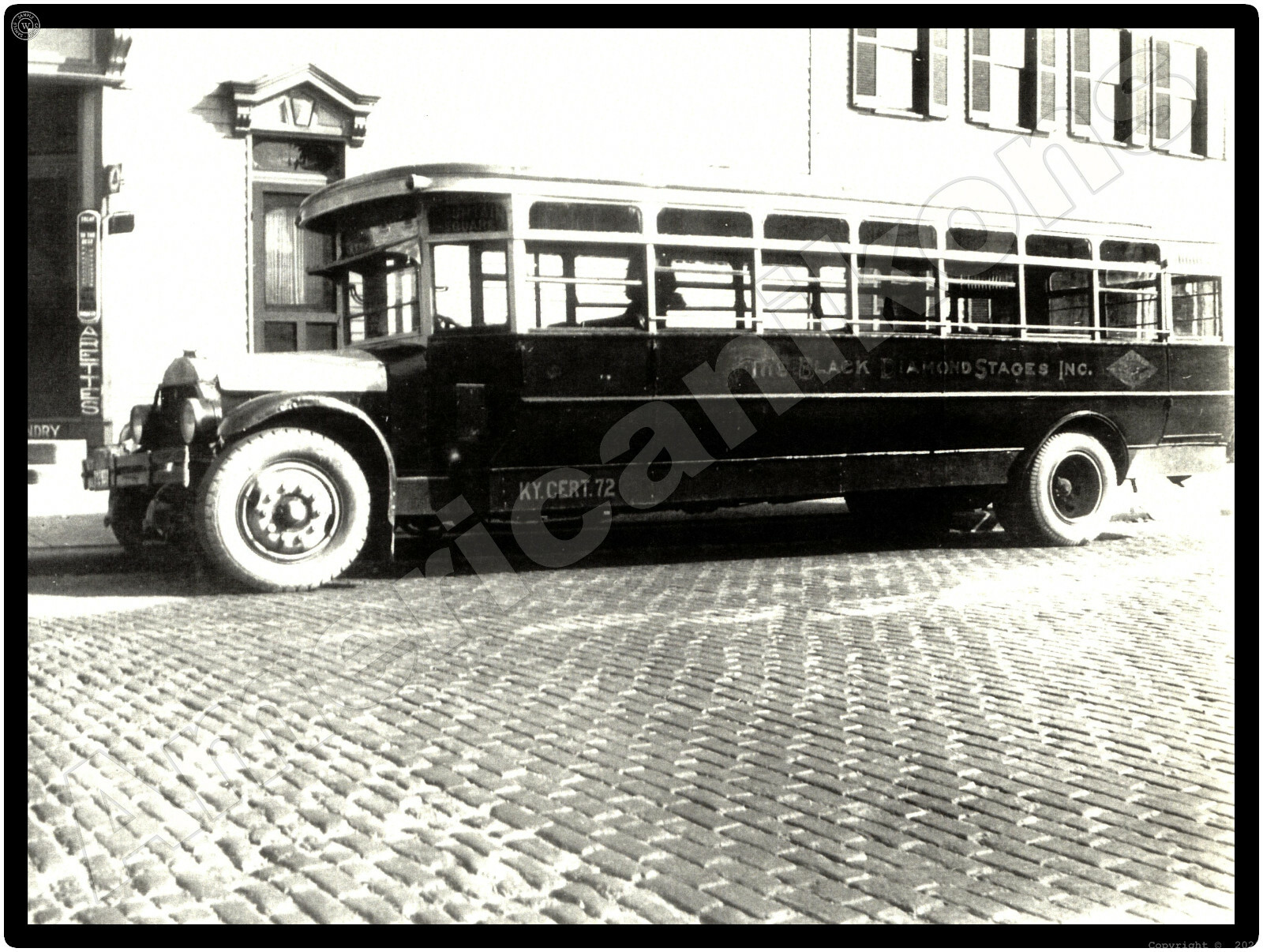 Mack Trucks New Metal Sign: Mack Bus – Black Diamond Stage Company