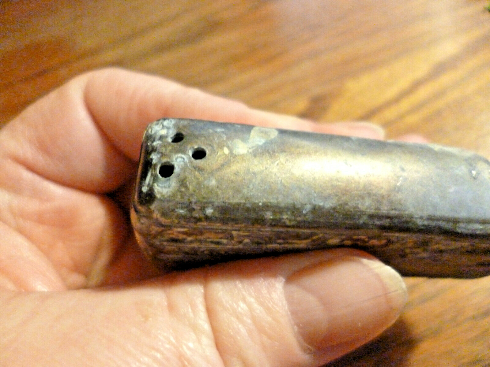 Vintage Die Cast Metal Greyhound Bus Pepper Shaker JAPAN Unique!