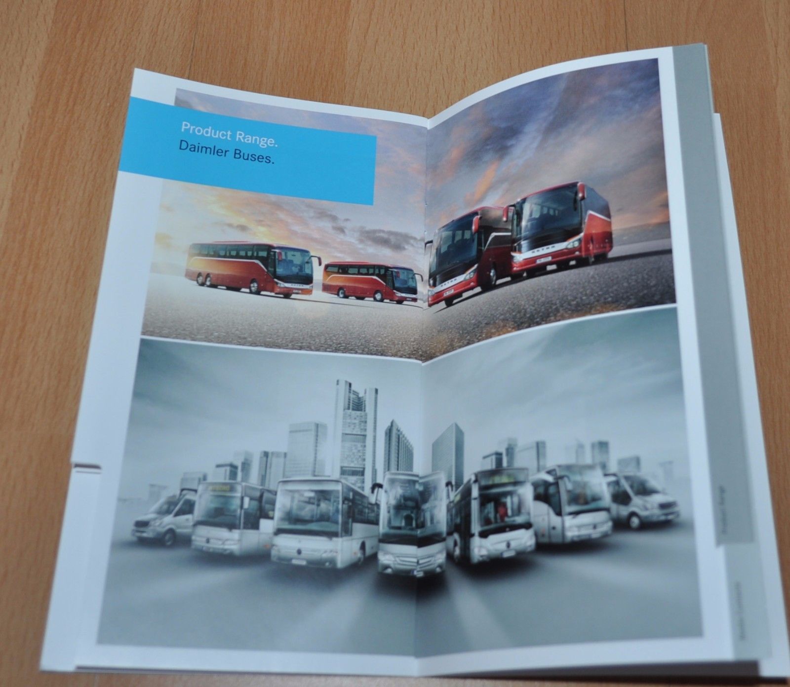 Mercedes Benz Daimler 2015 Setra Buses Omnibus Brochure Prospekt ENG