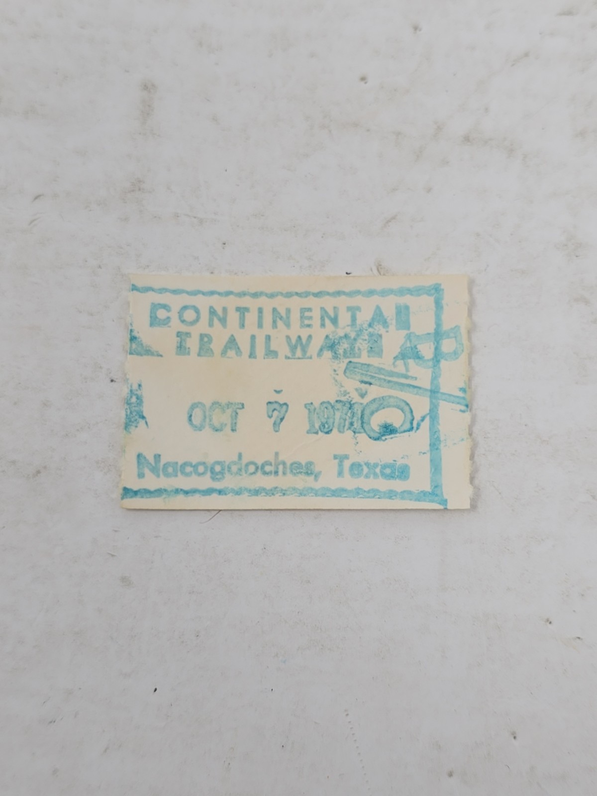 Vintage Continental Trailways Express Bus Ephemera Lot Nacogdoches TX 1971