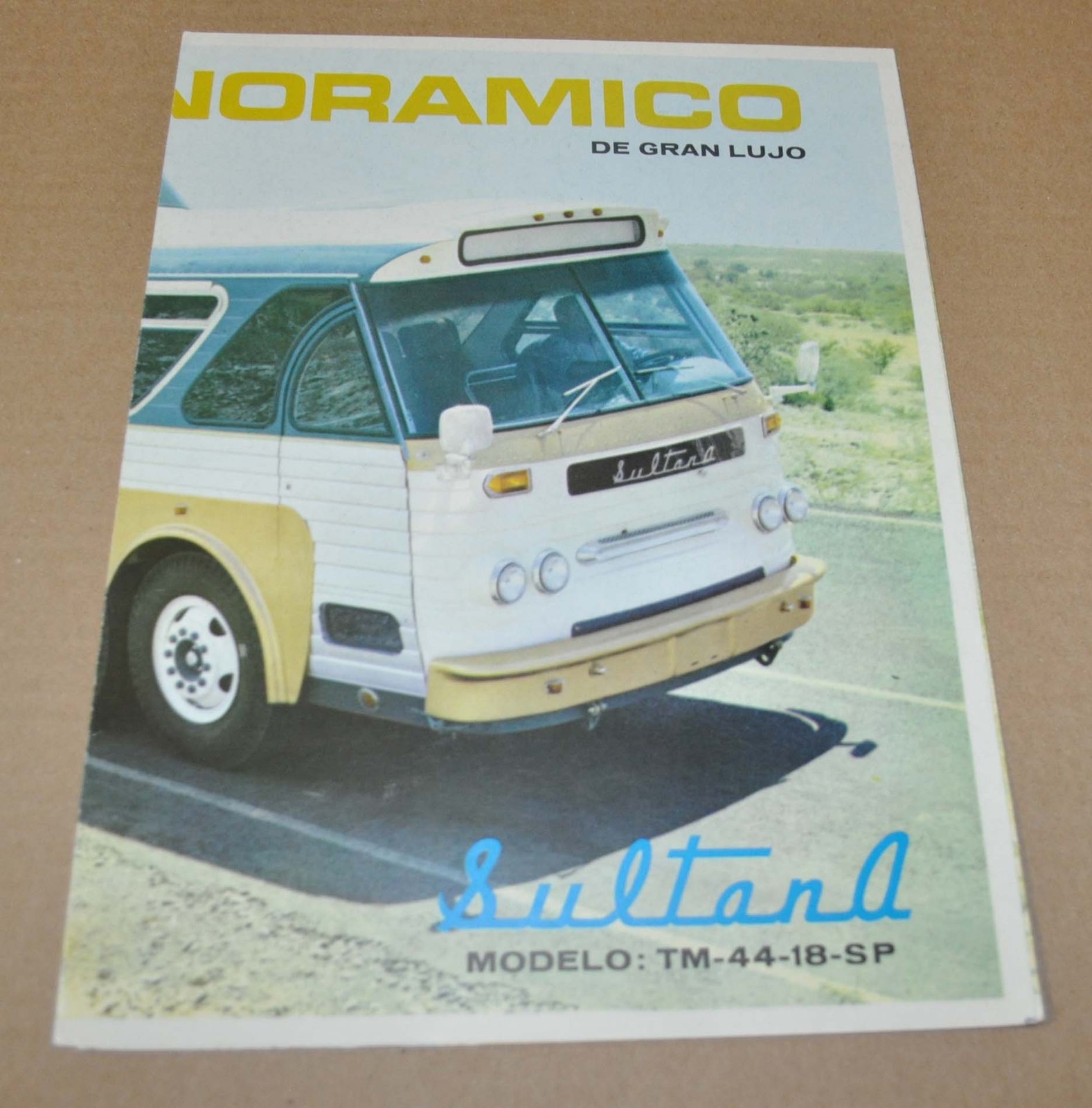 Sultana TM-44 Bus Specification Sales Brochure Prospekt Mexico