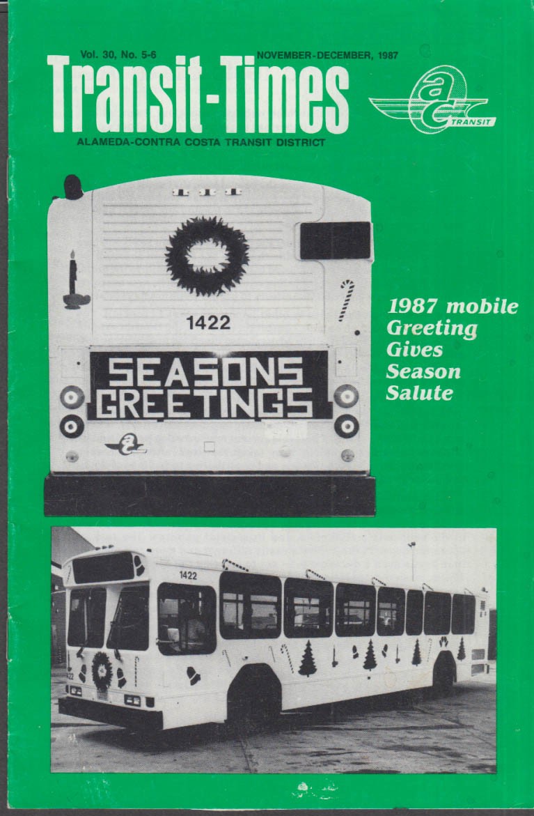 TRANSIT-TIMES Alameda-Ciontra Costa Transit District 11-12 1987 employee news
