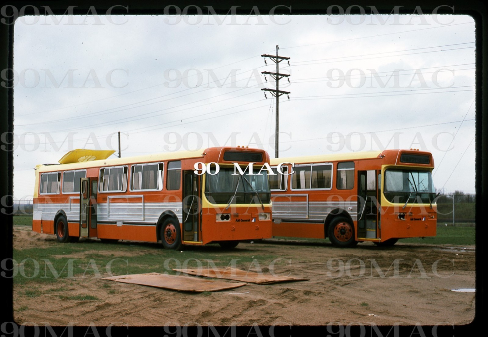 JTA.AM GENERAL BUS. Jacksonville (FL). Original Slide 1975. FACTORY!