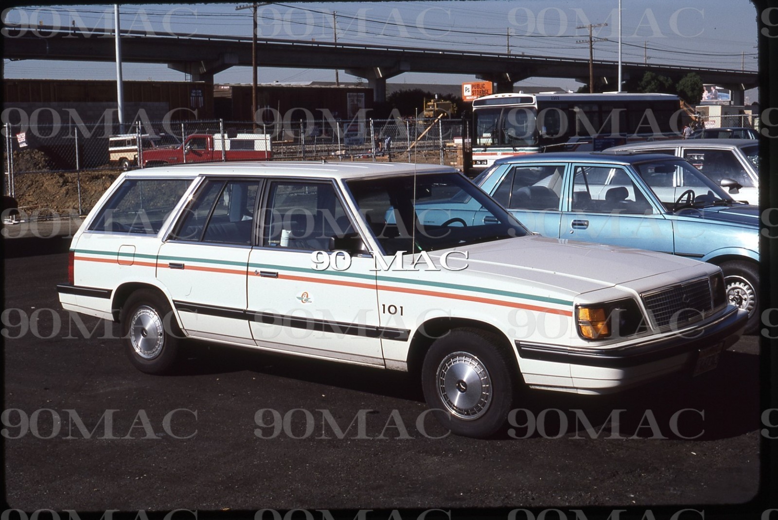 AC TRANSIT-ACT. DODGE SUPERVISOR UNIT #101. Oakland (CA). Original Slide 1985.