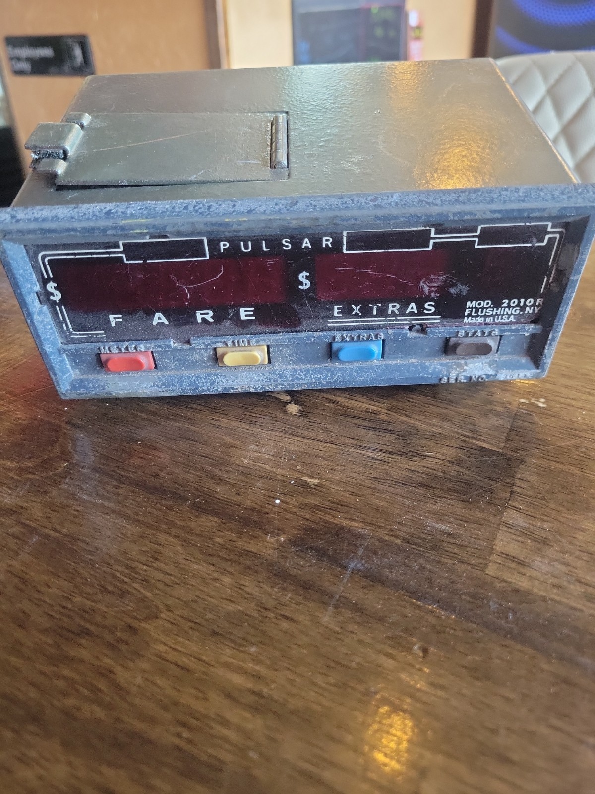 VINTAGE Taxi Meter Pulsar 2010 90’s Rare-Untested-AS-IS Flushing New York 3a