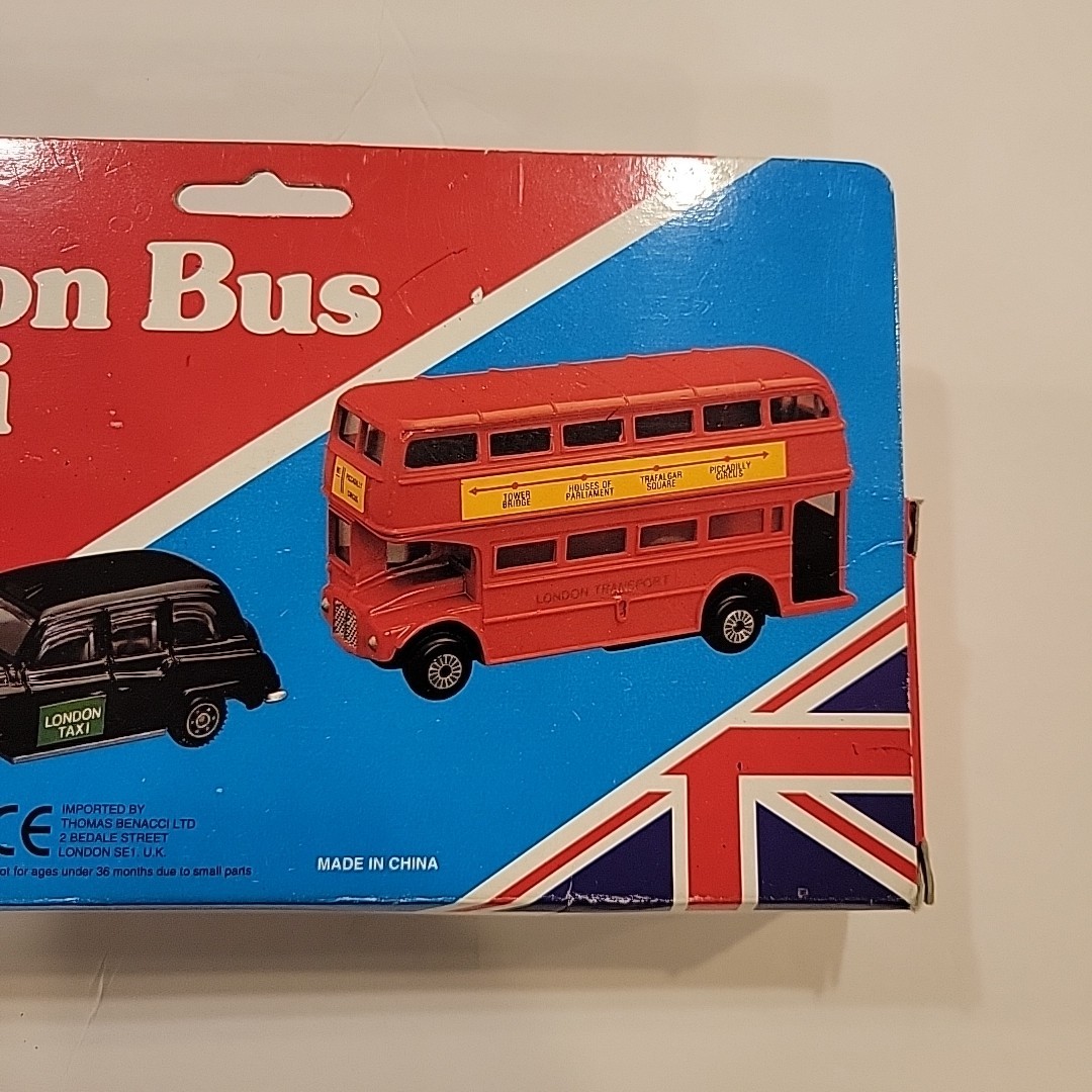 London Bus and Taxi Toy NIB Thomas Benacci Ltd.