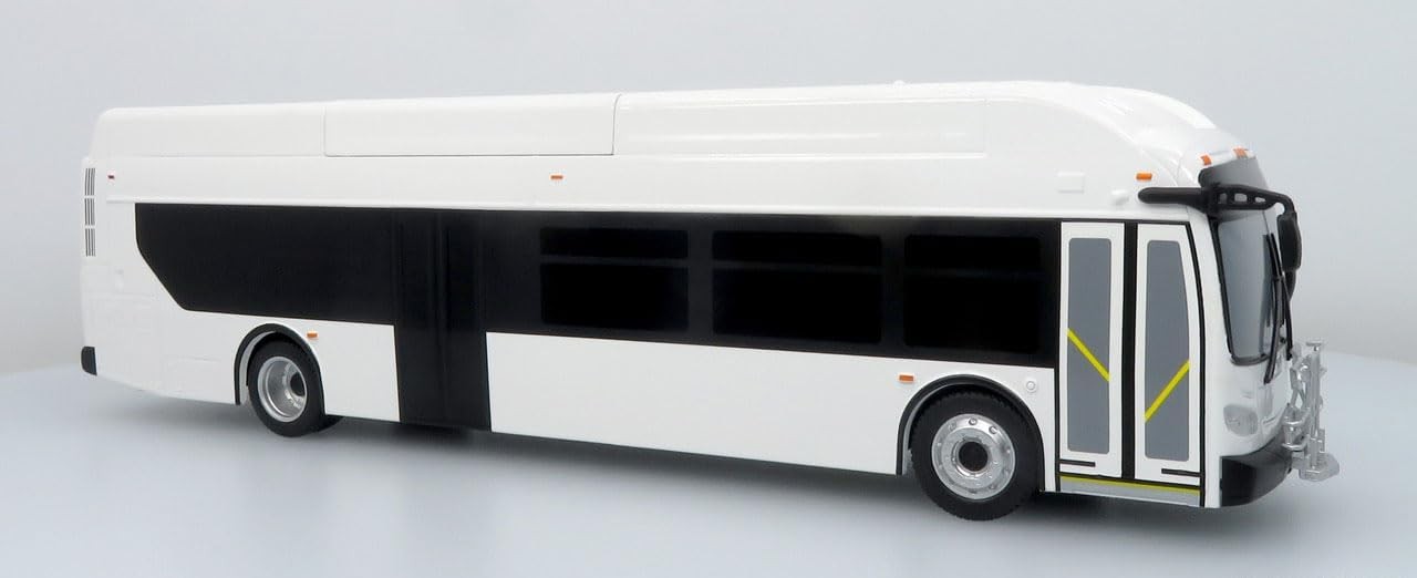 New Flyer Xcelsior Transit Bus Bank Blank/White 1/43 Scale Iconic Replicas