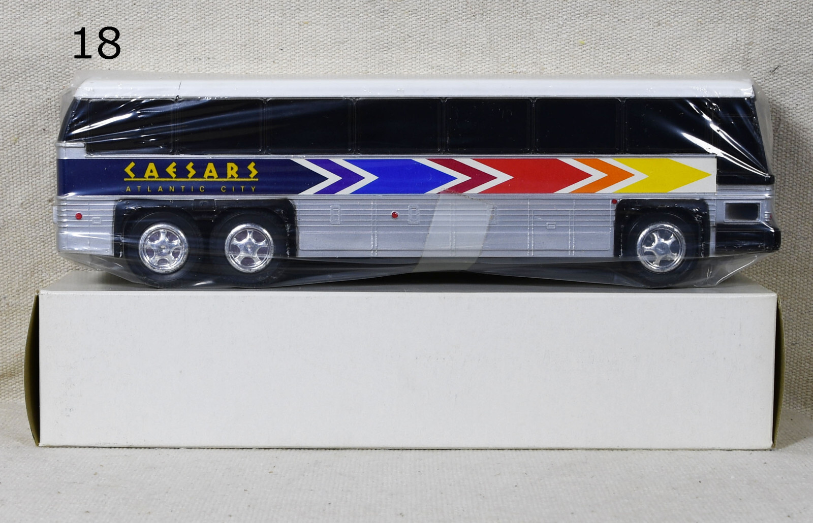 Jimson Bus Plastic Coin Bank Caesars Atlantic City