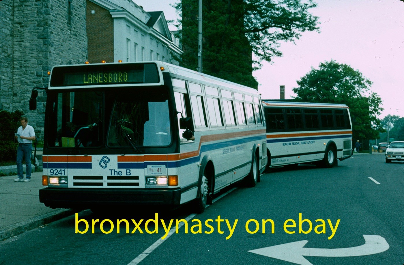 BRTA Berkshire Regional TA Flxible 9241 Original Kodachrome Bus Slide 1994
