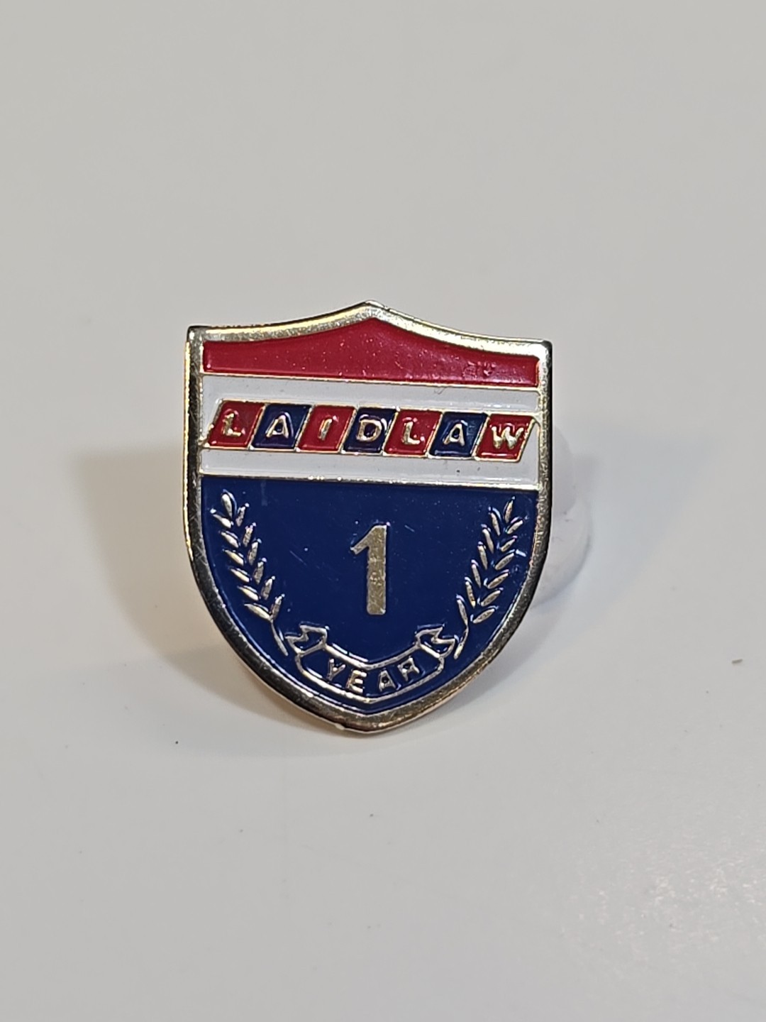Laidlaw Transit Company 1 Year Employee Service Award Lapel Pin Bus Services