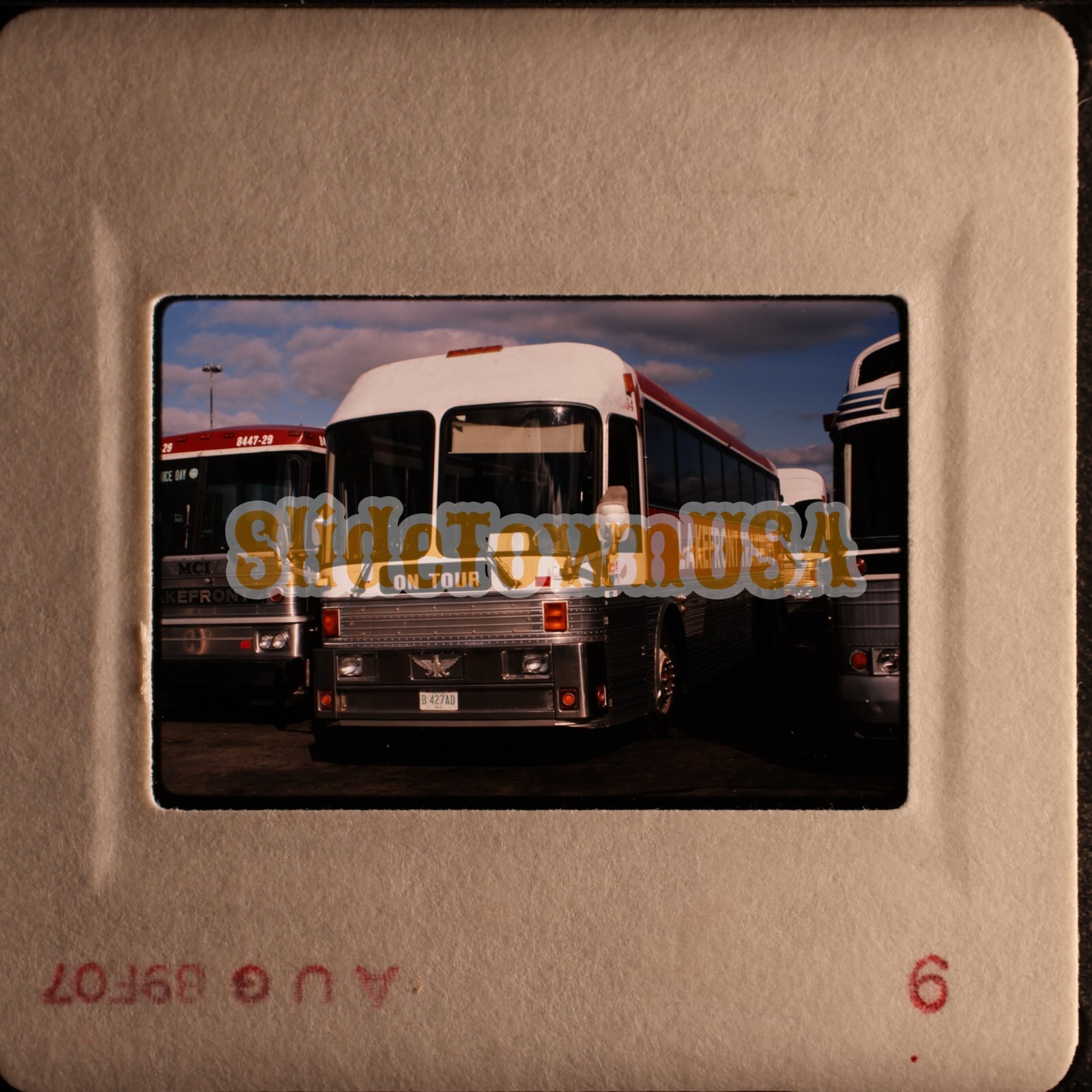 Vtg 1989 Bus Slide Lakefront Trailways Y1Q063