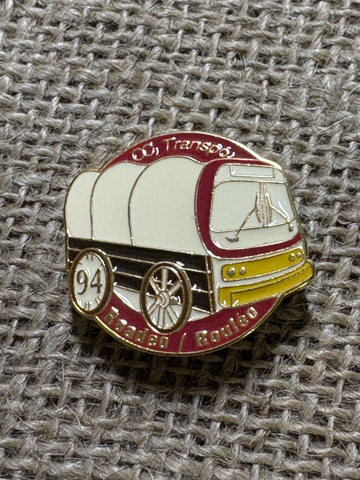 OC Transpo ROADEO/ROULÉO 1994 Ottawa Public Transportation Enamel Lapel Pin