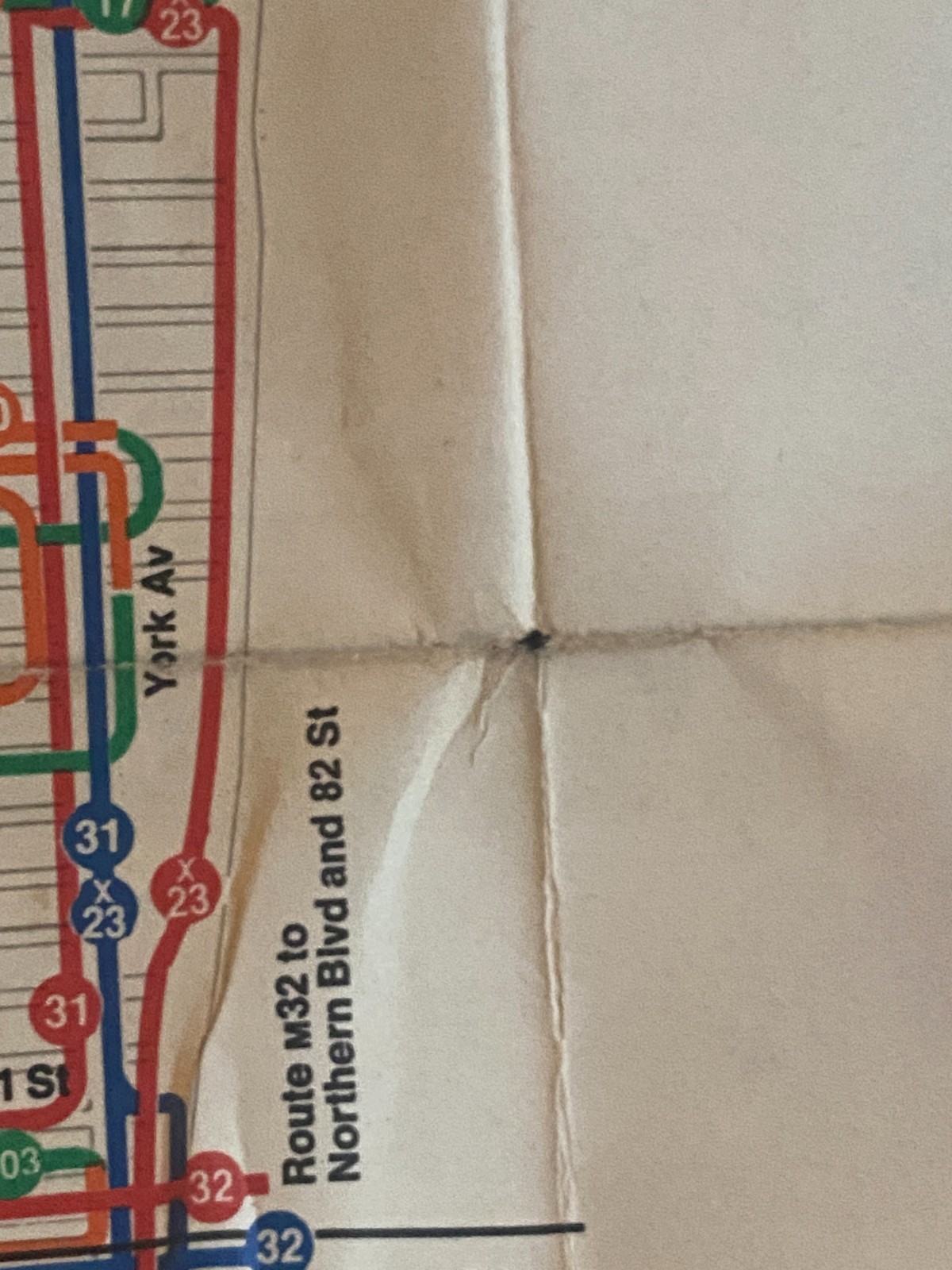 Manhattan New York City Bus Guide Transit MTA Map 1974 Revised 1976 Vintage