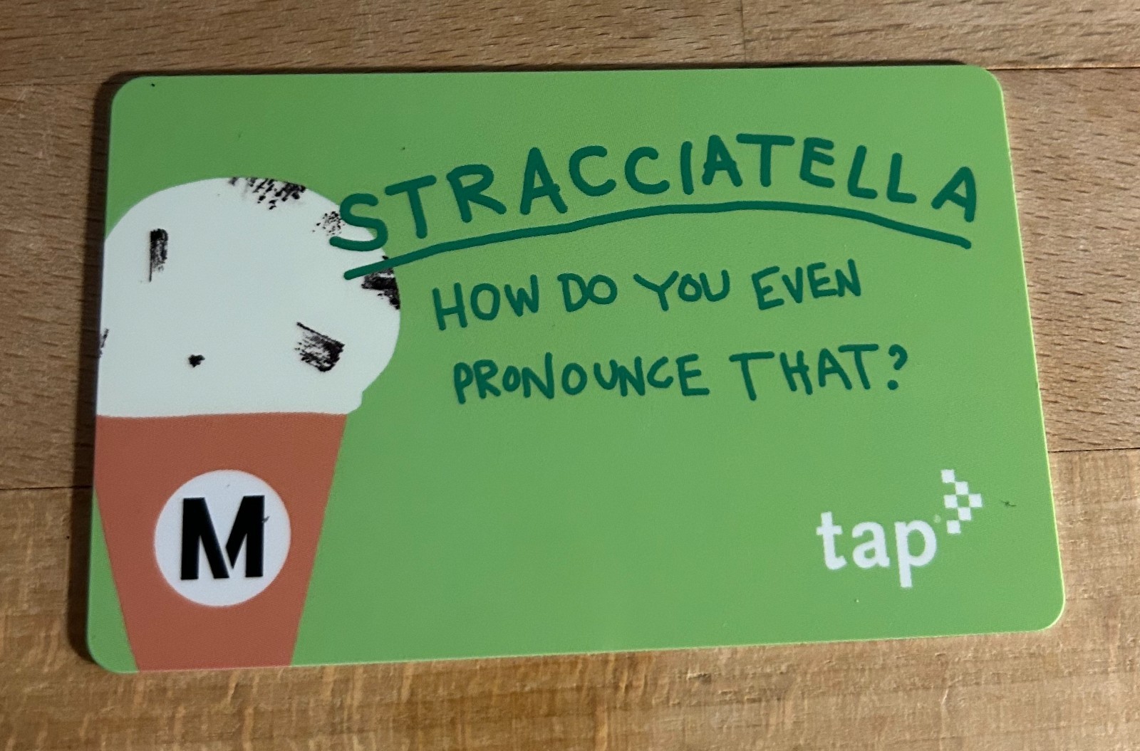 LA Metro Summer August 2021 Stracciatella Ice Cream TAP Card Limited Edition