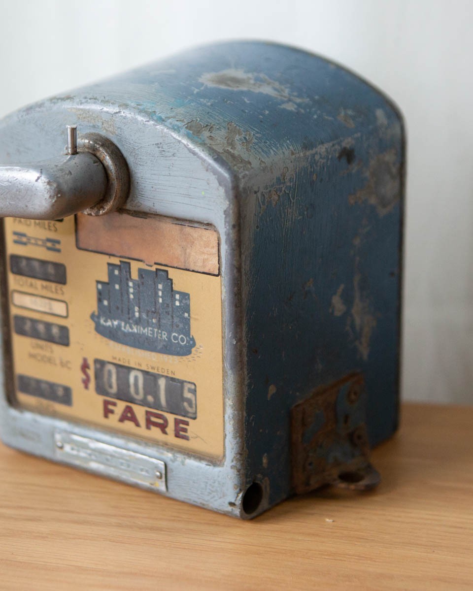 Vintage Halda Kay Taximeter Co. Taxi Meter Made in Sweden
