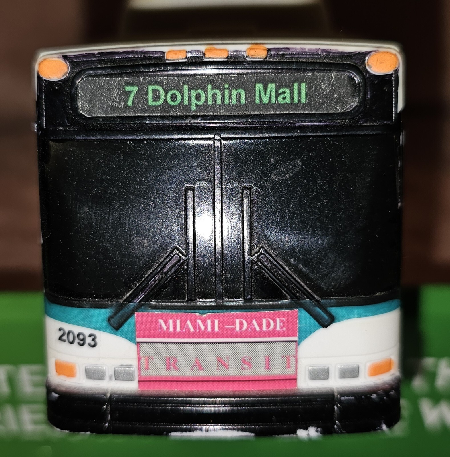 Miami Dade County Plastic NABI Transit Bus. Custom Made In 2005. Broward FL
