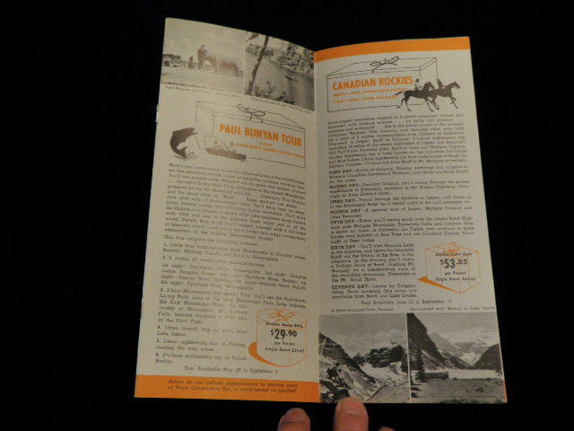 Vintage 1948 Greyhound Bus Line Eastern United States Travel Brochure Q164