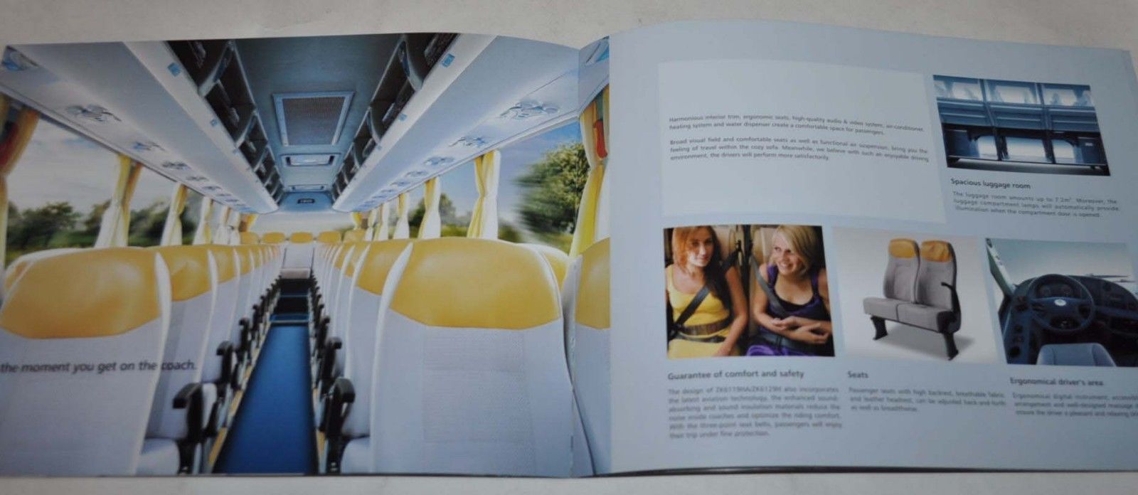 Yutong ZK6119HA Coach Bus China Brochure Prospekt