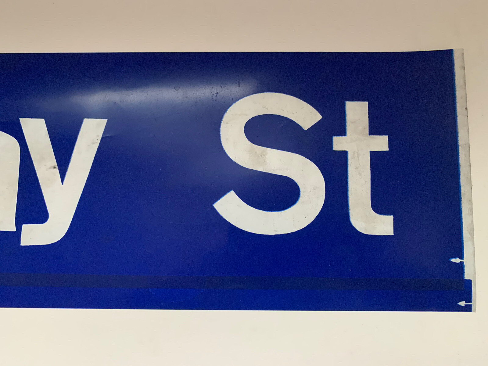 NY NYC BUS ROLL SIGN 1974 JAY STREET BROOKLYN MANHATTAN IND BMT SUBWAY METROTECH