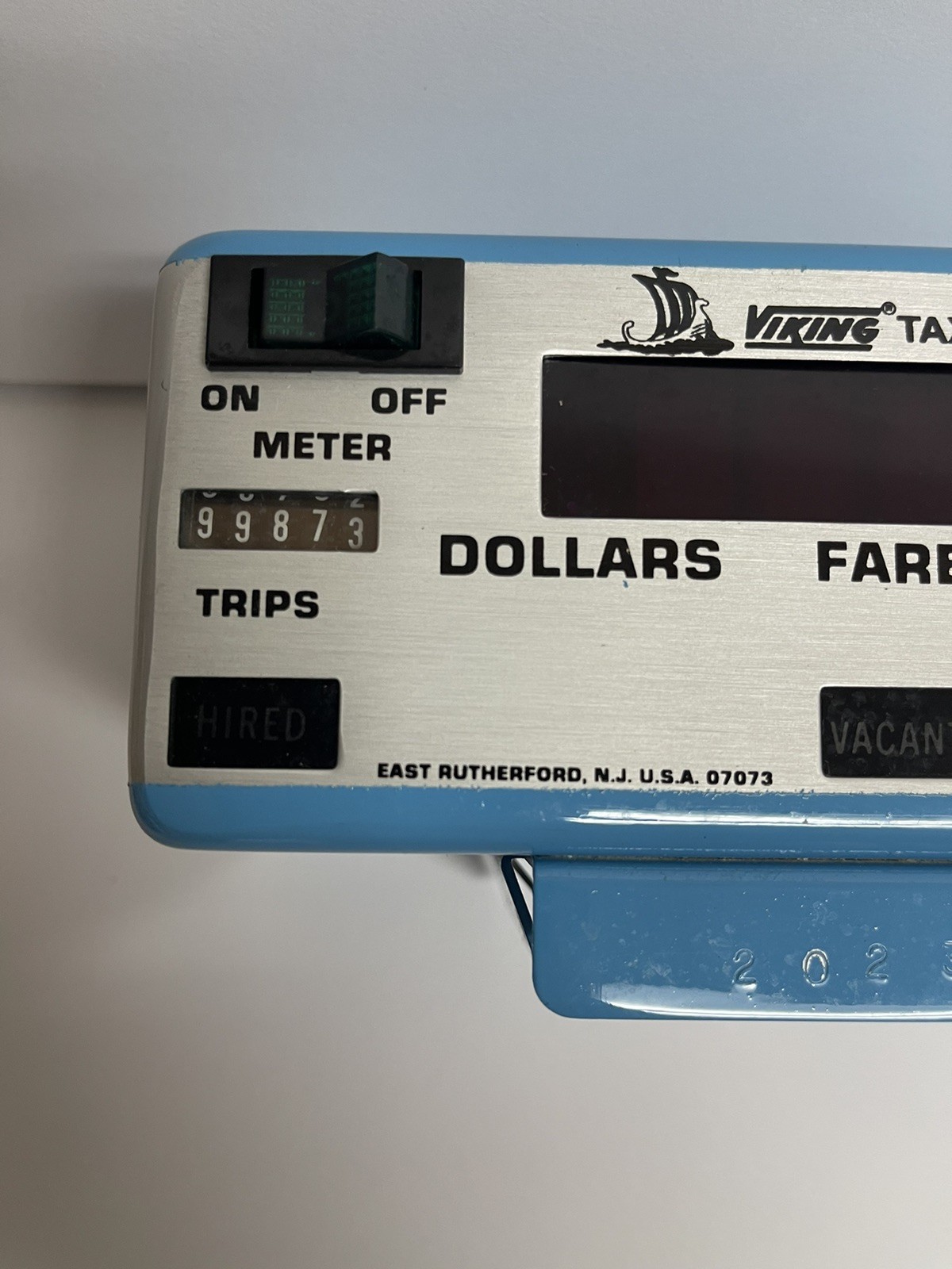 Viking Taxi Meter RS 10-a 1980s Electric Cab Fare Taximeter