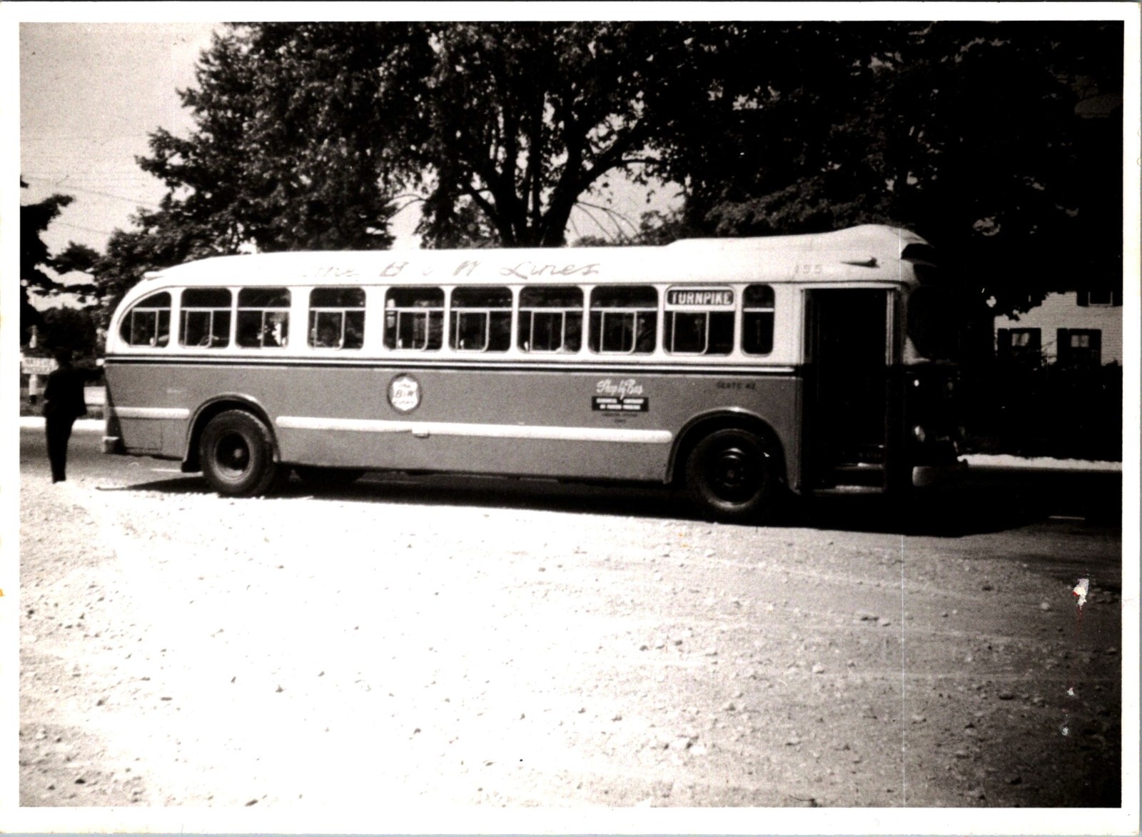 lot of 38 5″ x 7″ BUS transportation photo archive PHOTOGRAPHS trolley