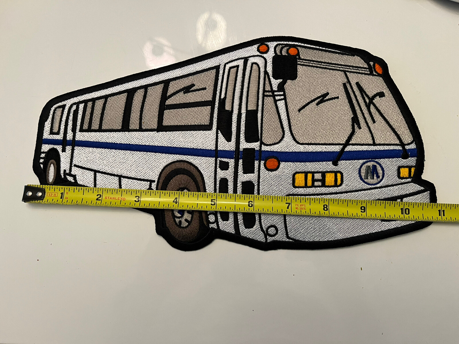 MTA NYCT Obsolete LARGE 11X6 RTS Bus Patch.With Iron On Backing.