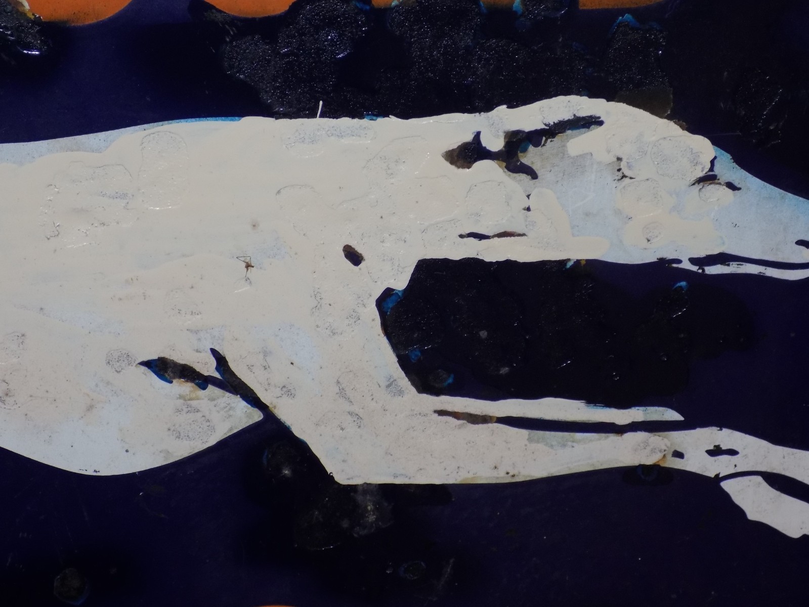 Vintage Greyhound Lines Double Sided Heavy Metal Sign