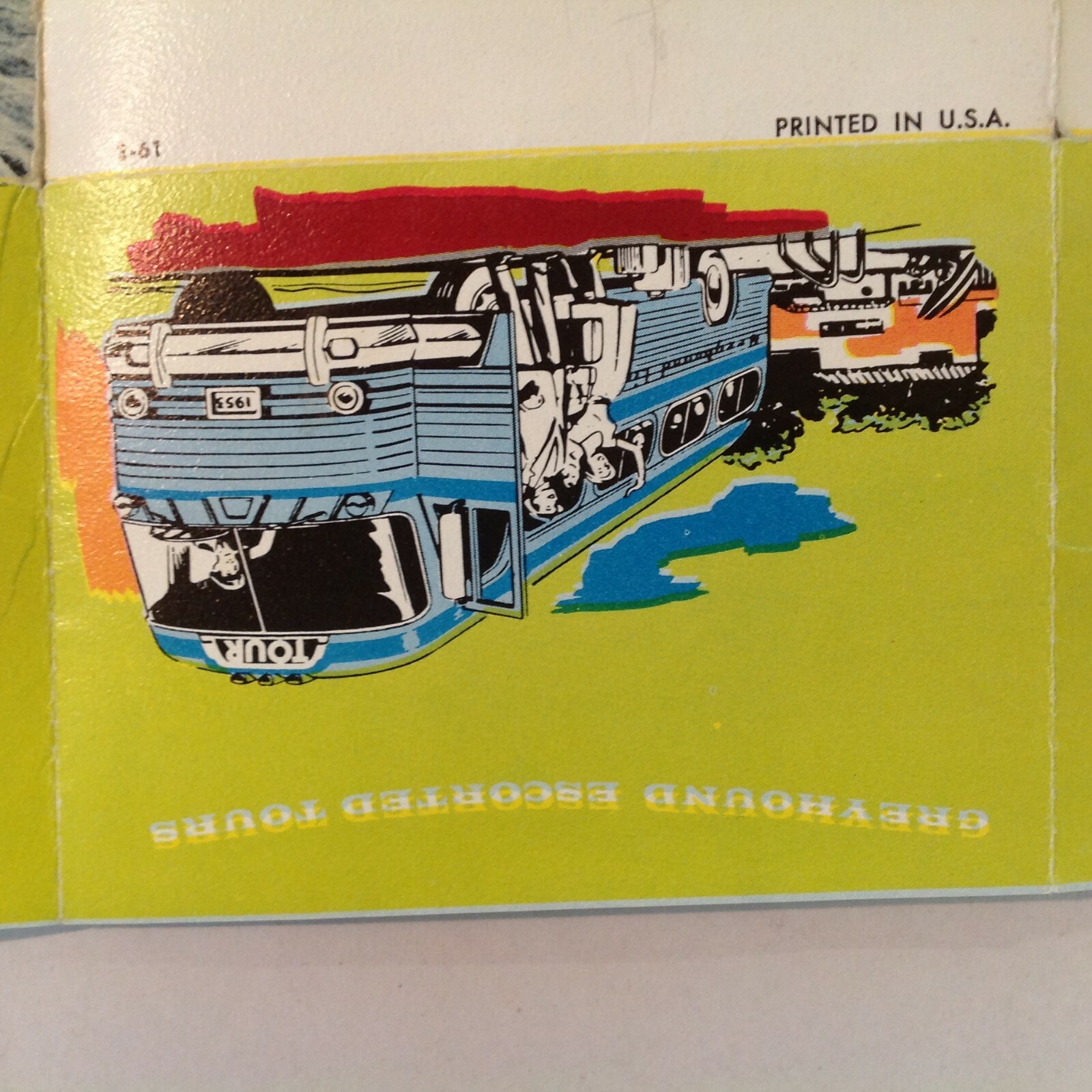 Vintage 1961 Brochure Colorado Rockies 8 Day Escorted Tour by Greyhound Chicago