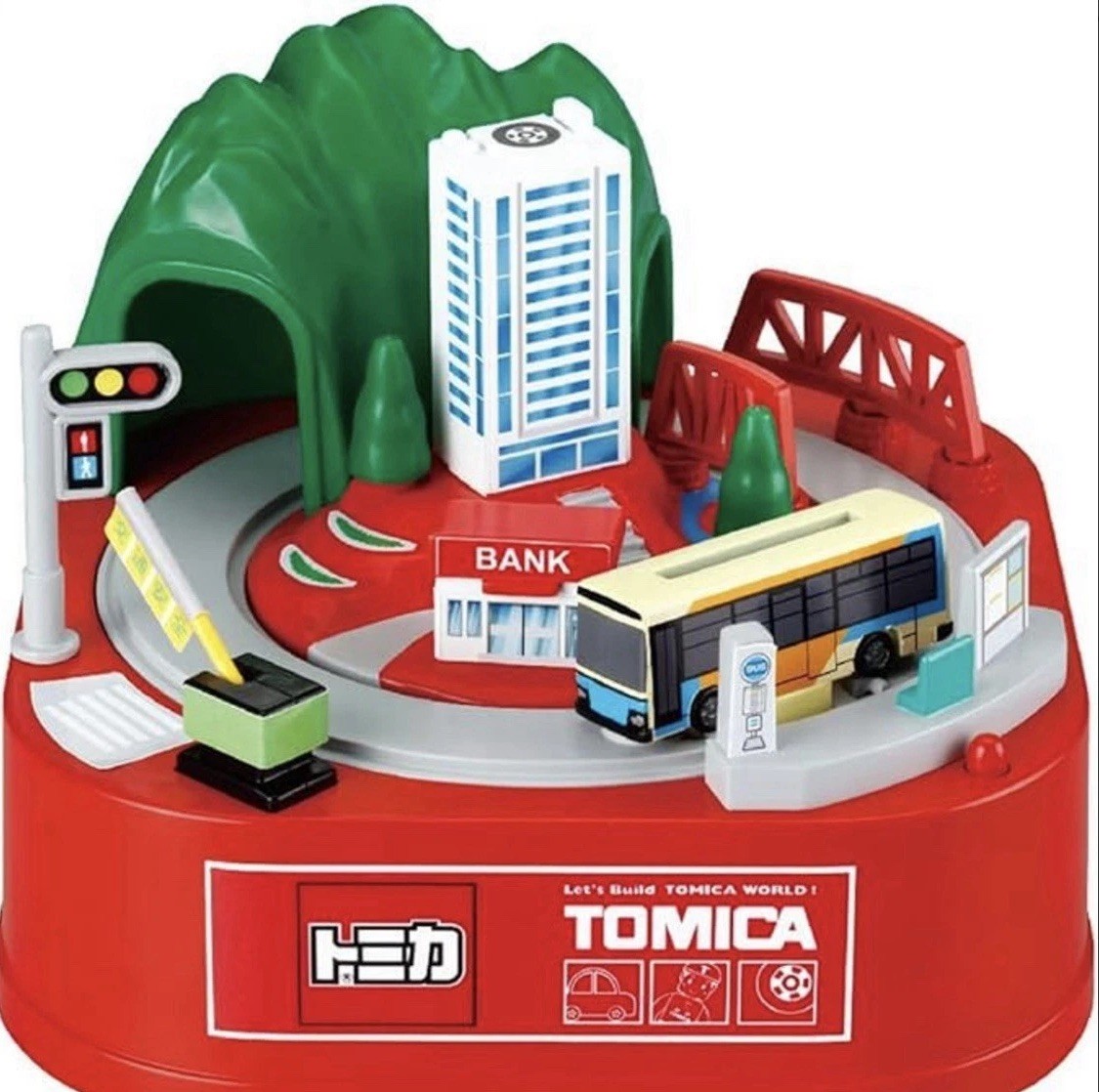 Takara Tomy Tomica Bus Piggy Bank. US seller