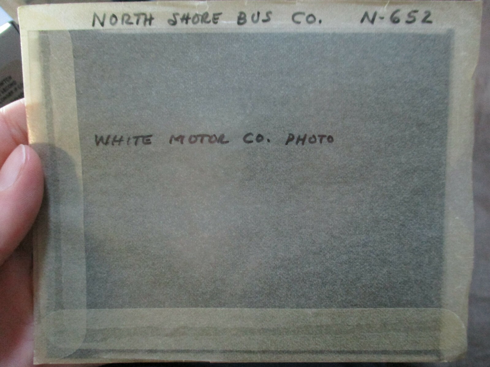 1930s? North Shore Bus Co LI Queens New York City NYC Copy 4×5 Photo Negative