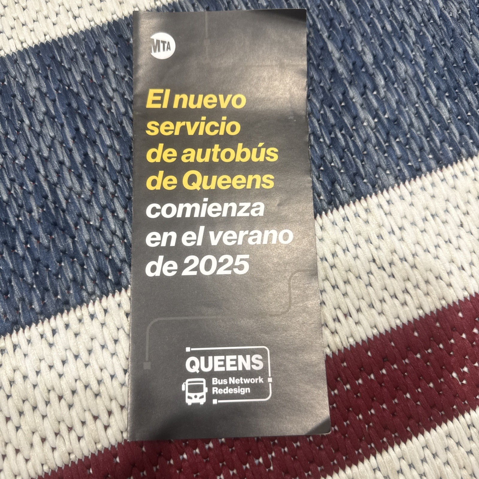MTA Queens Network Redesign Flyer “New Queens bus service starts summer 2025”