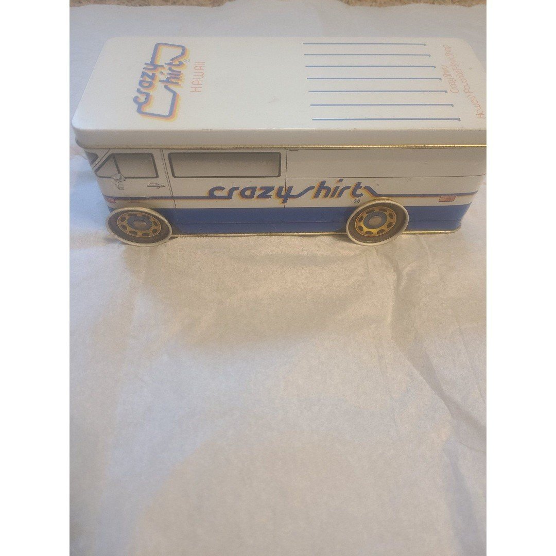 Crazy Shirt Hawaii Bus Tin