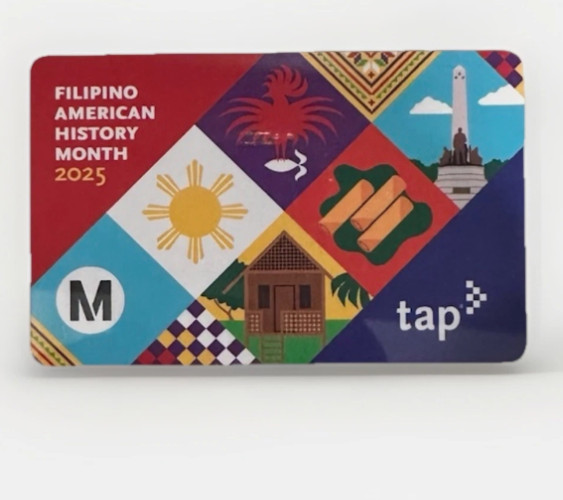 Los Angeles Metro Filipino American History Month 2025 Tap Card