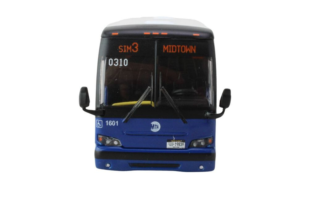 MTA NYC Transit Model Bus Prevost X345 bus 1:87 Scale HO Scale Daron NY2075