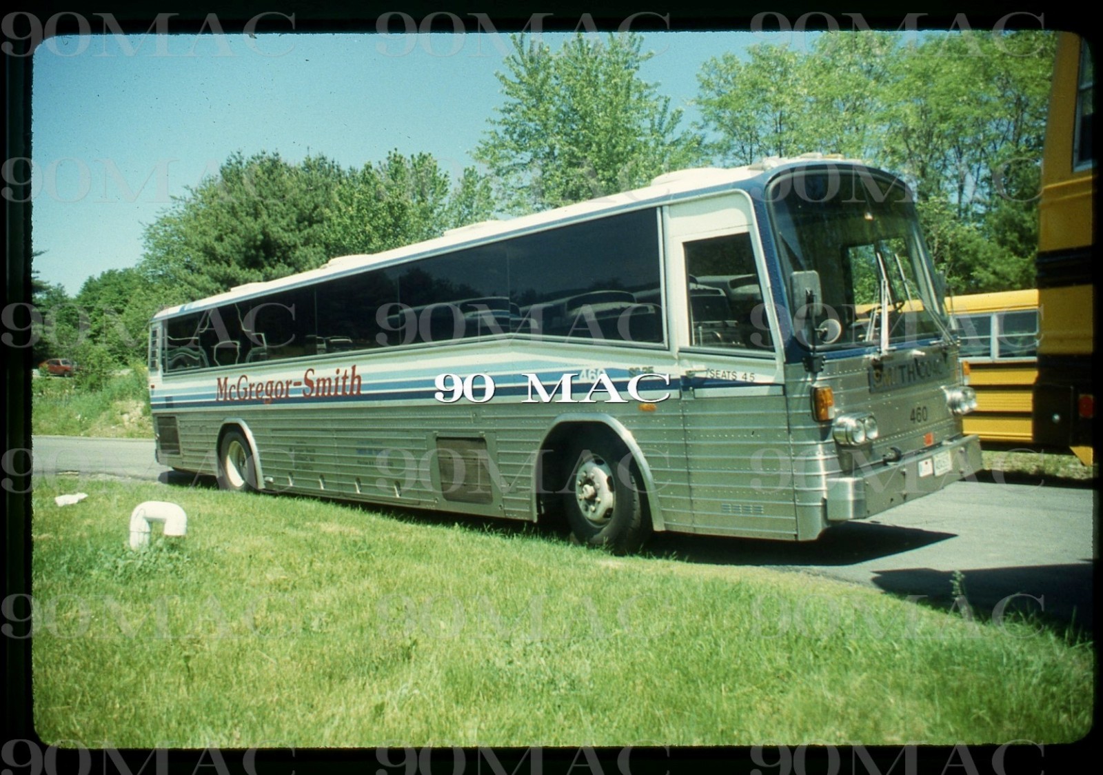 MCGREGOR-SMITH. Prevost Coach #460. Original Slide 1988.
