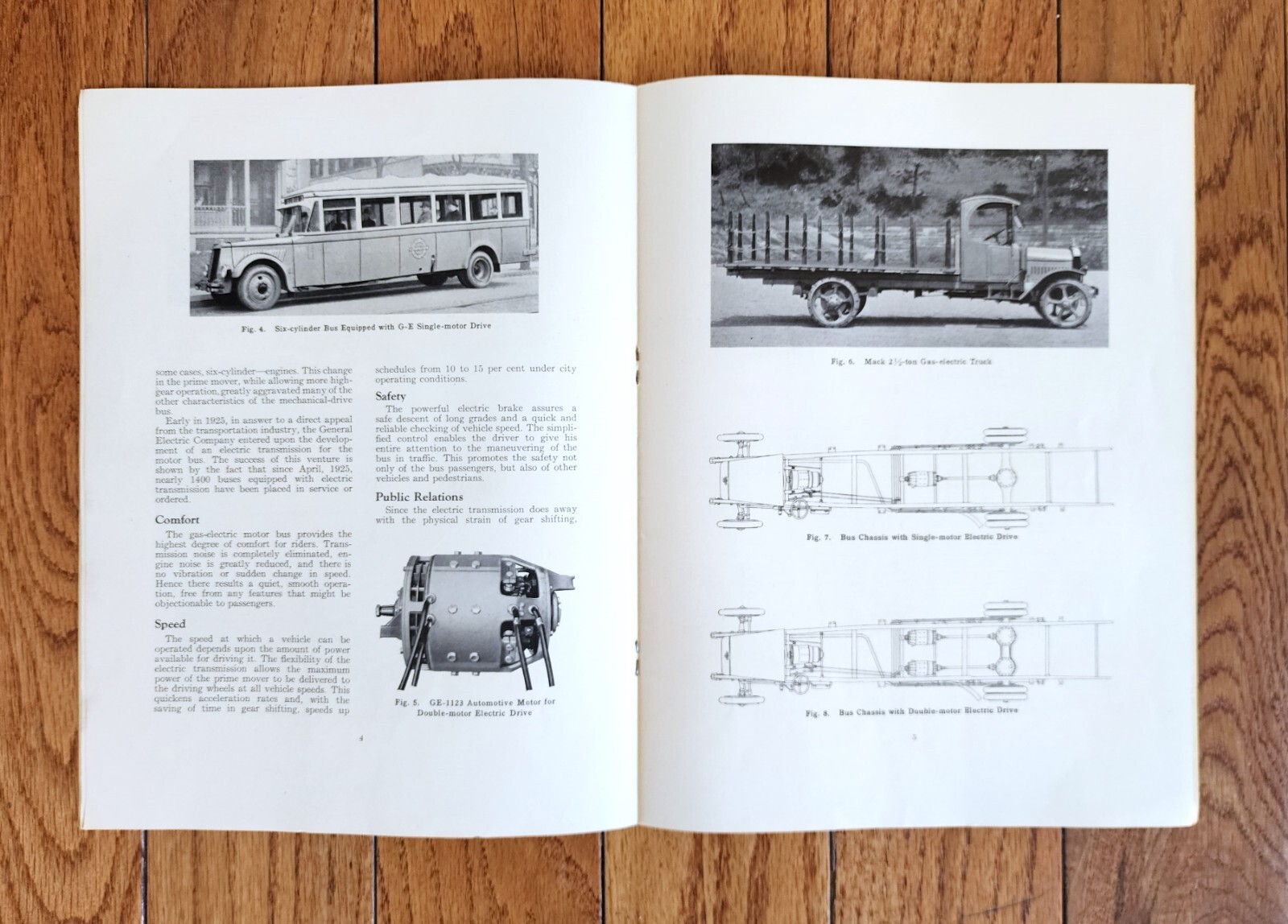 1927 GE GENERAL ELECTRIC GAS ELECTRIC DRIVE FOR BUSES & TRUCKS BROCHURE PAMPHLET