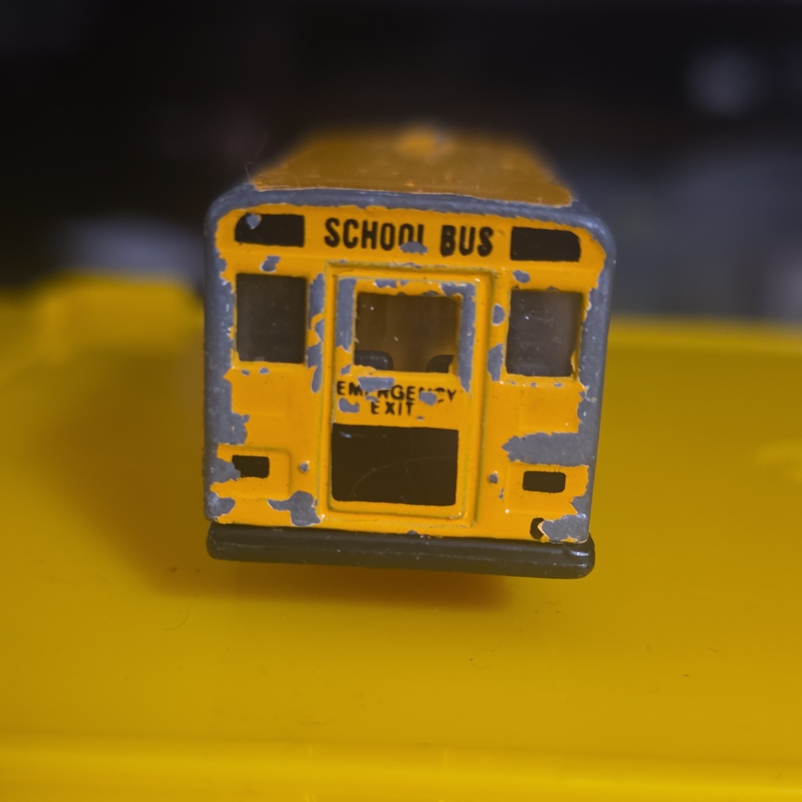 Matchbox School District 2 Diecast School Bus 1985 Collectible Toy Vehicle